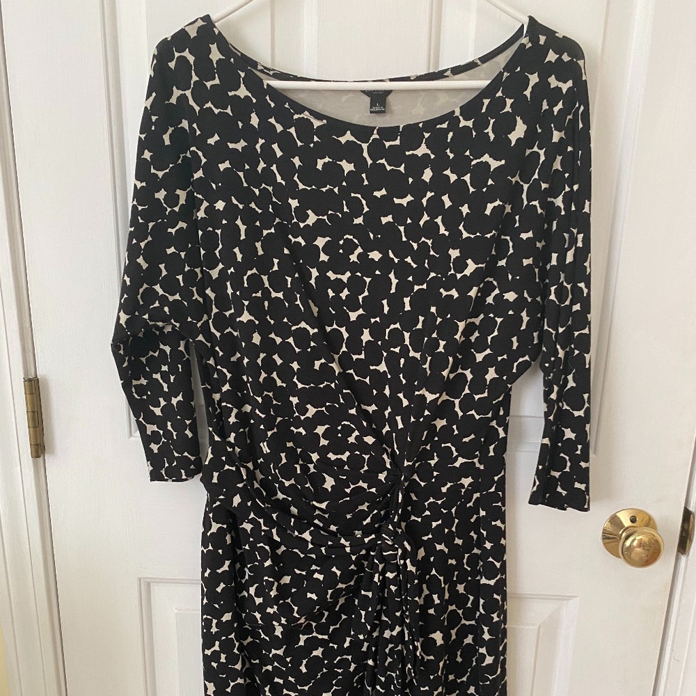 Ann Taylor Soft Jersey Dress with front tie